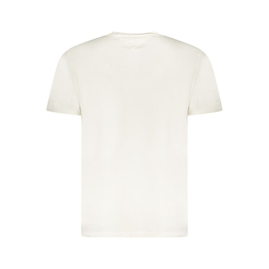 White Cotton Men's T-Shirt