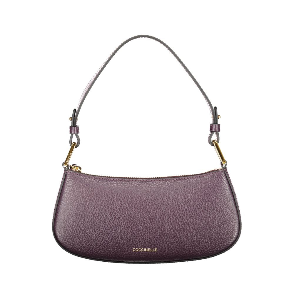 Purple Leather Women Handbag