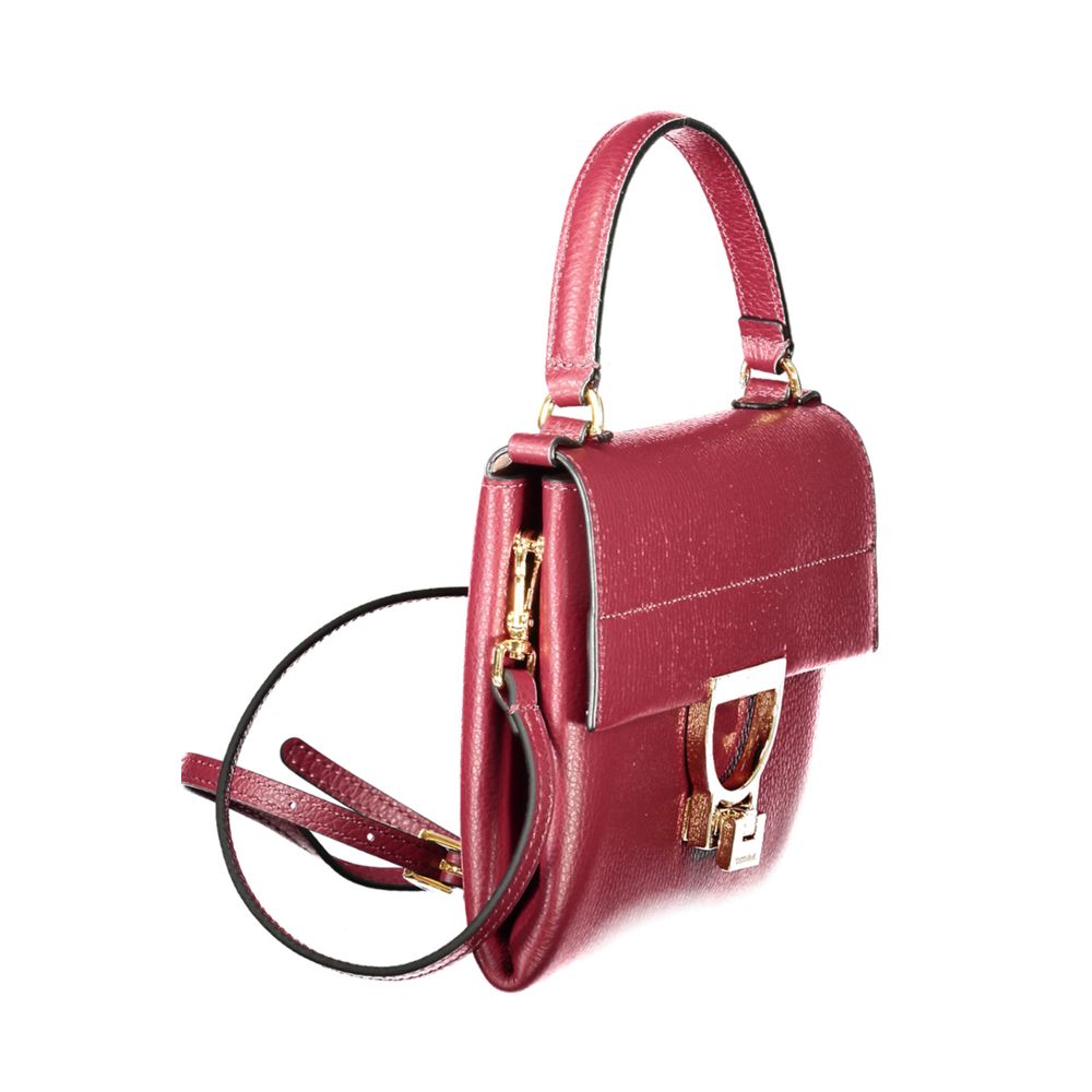 Purple Leather Women Handbag