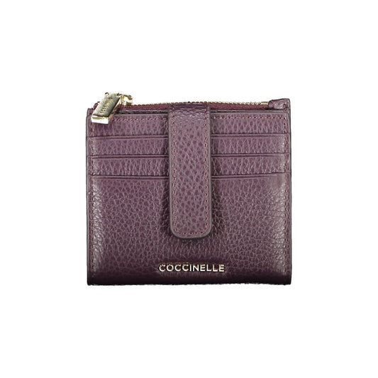 Purple Leather Women Wallet