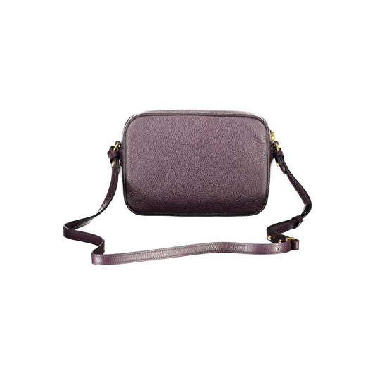 Purple Leather Women Handbag