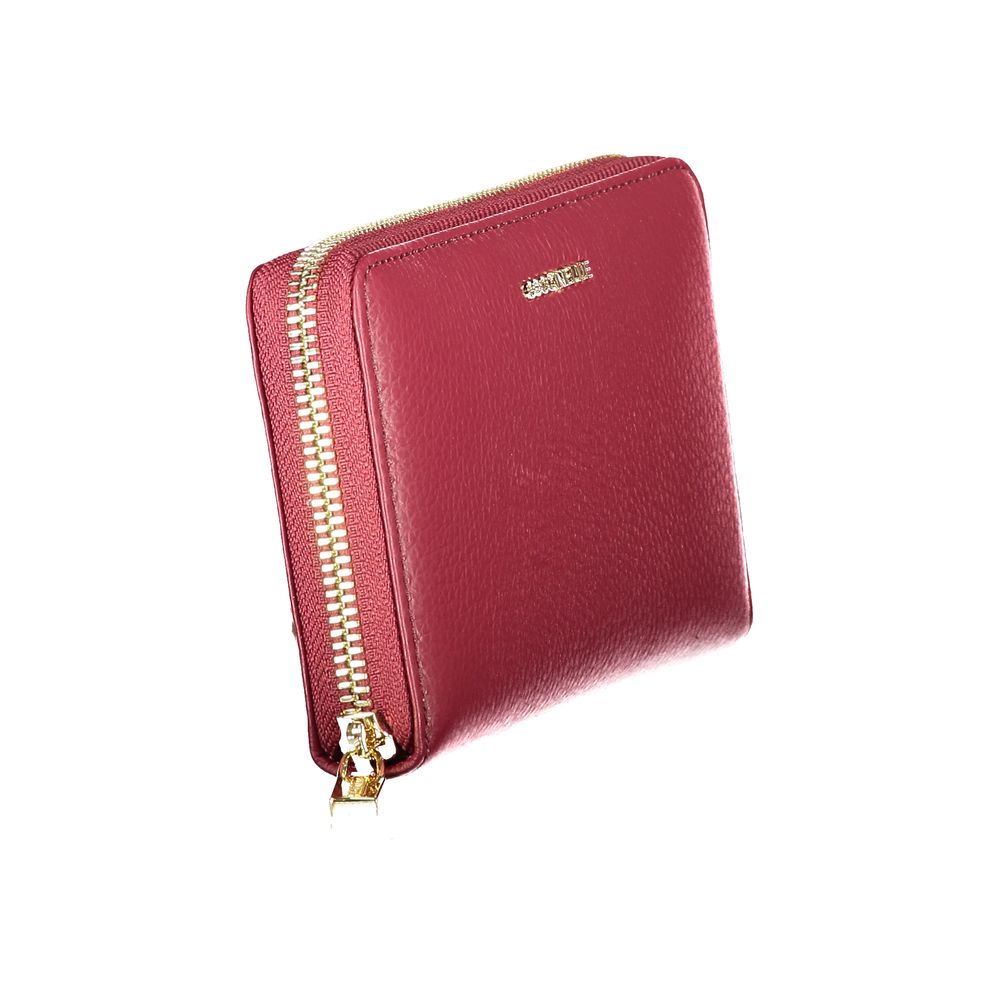 Purple Leather Women Wallet