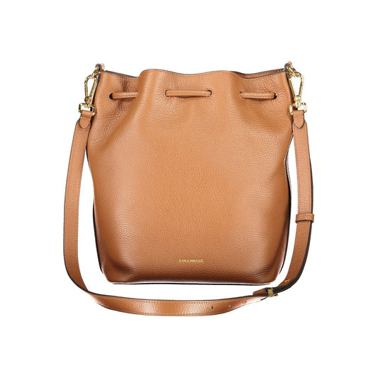 Marrone Leather Women Bucket Bag