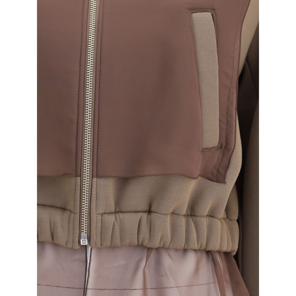 Zippered paneled Jacket