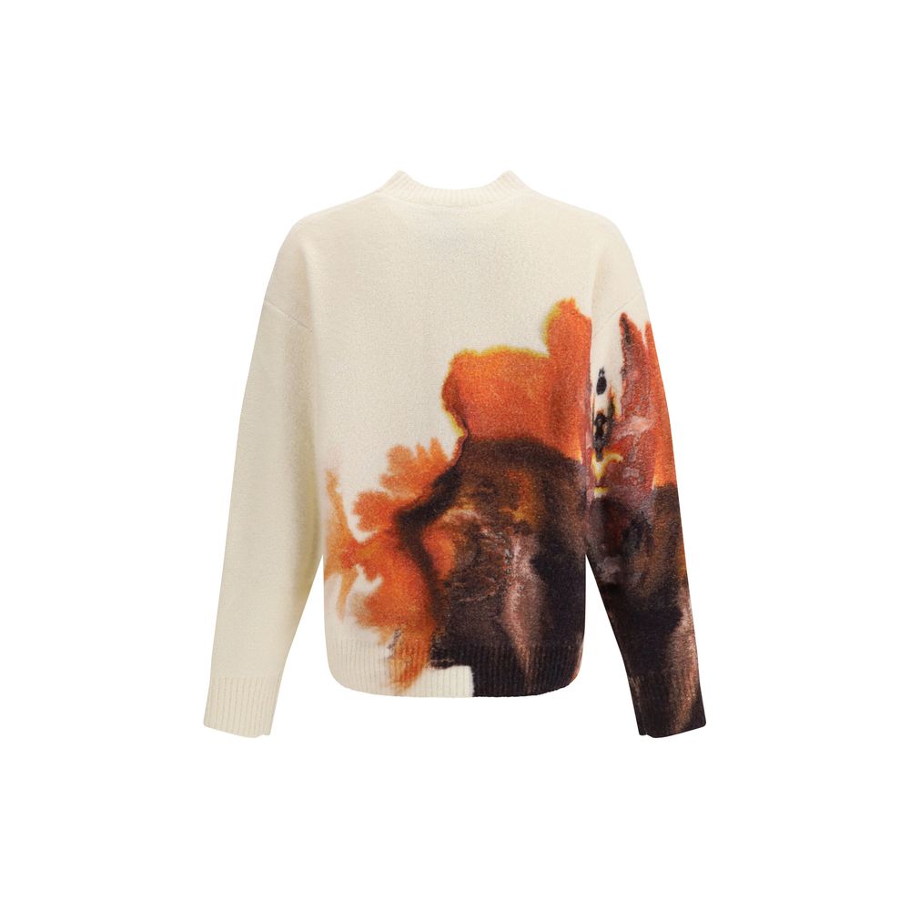 U GFX KNIT CREW CWHITE/MULTCO