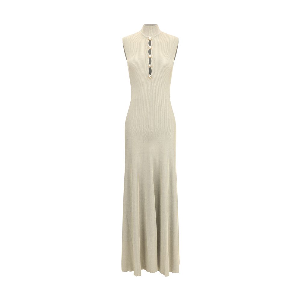 Lurex knit long Dress