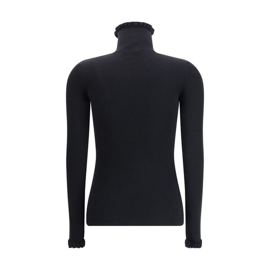Black Fleece Wool Sweatshirt