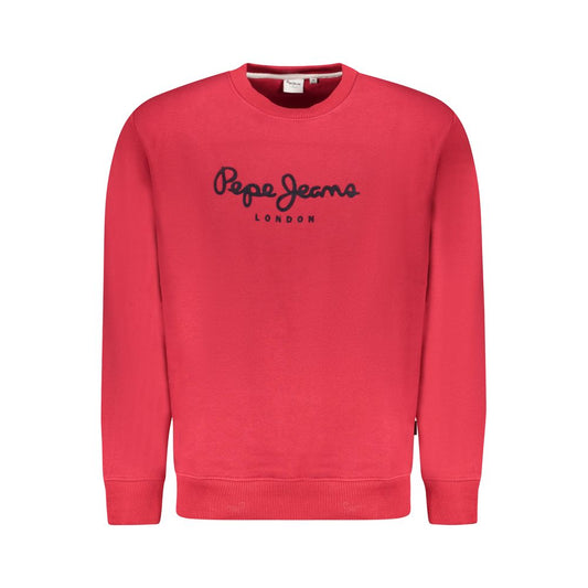 Red Cotton Men Sweater