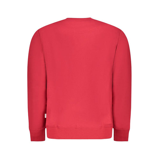 Red Cotton Men Sweater
