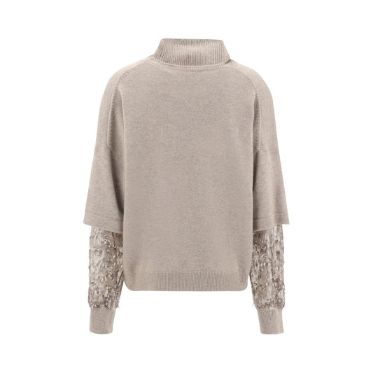 Brown Calf Leather Bos Taurus Turtleneck
