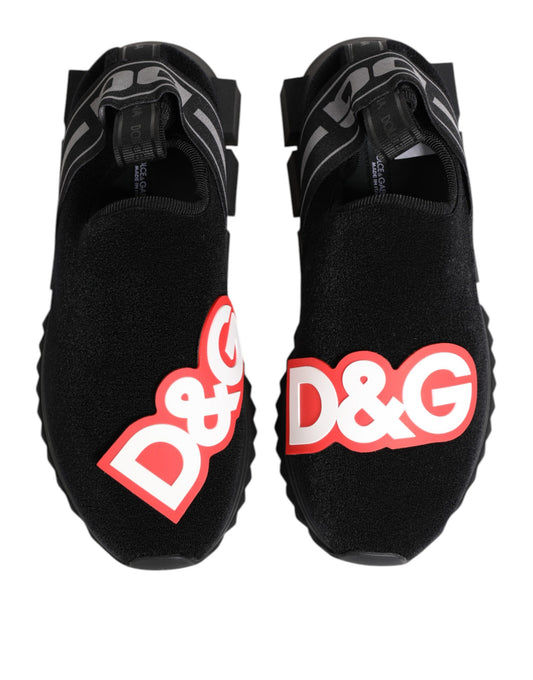 Black Grey Slip On Sorrento Sneakers Shoes