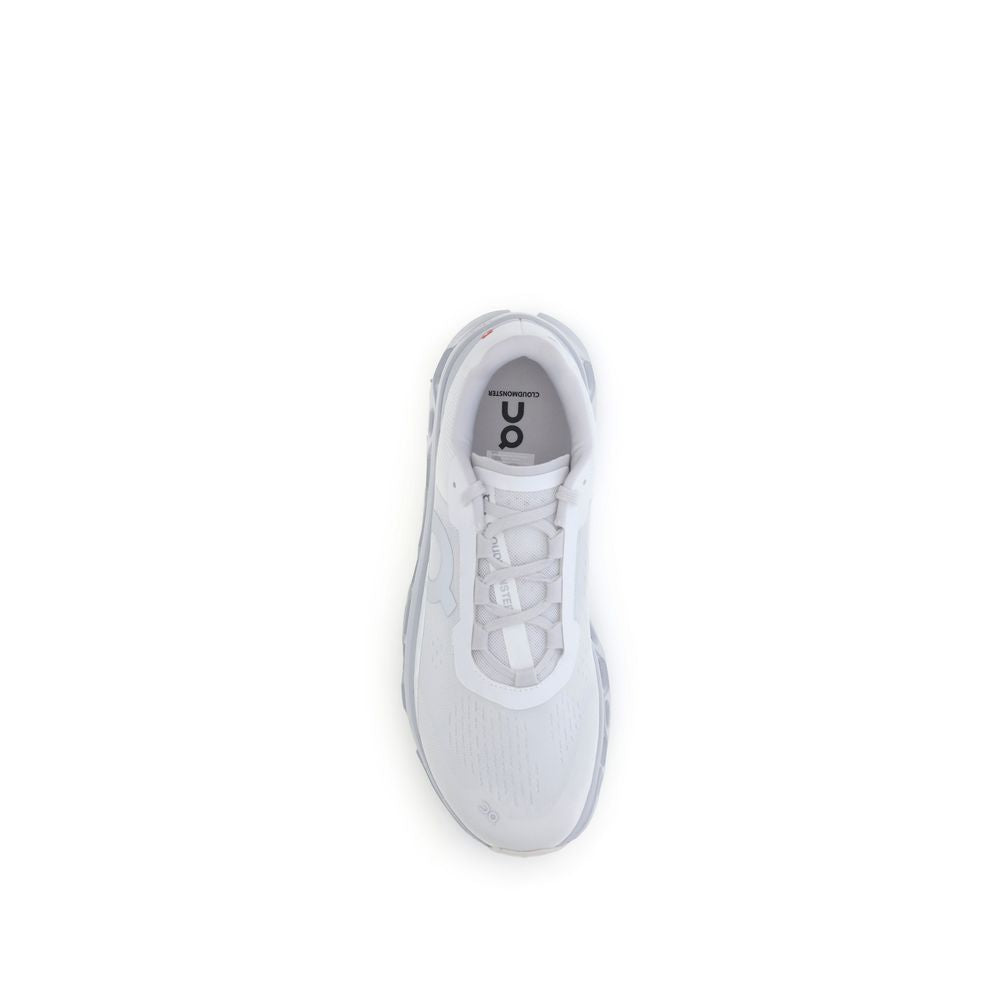 White Polyester Sneakers