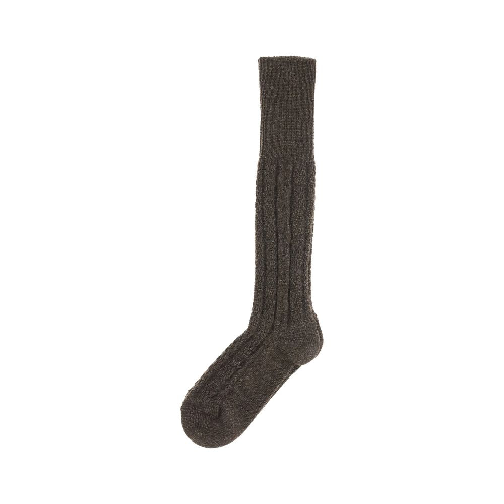 Black Wool Socks