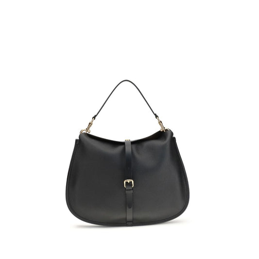 Black Calf Leather Bos Taurus Shoulder Bag