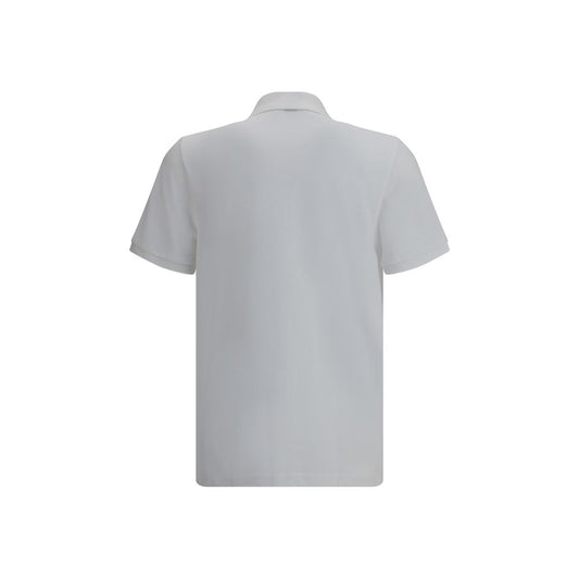 White Cotton Polo Shirt