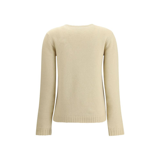 Beige Fleece Wool Sweatshirt