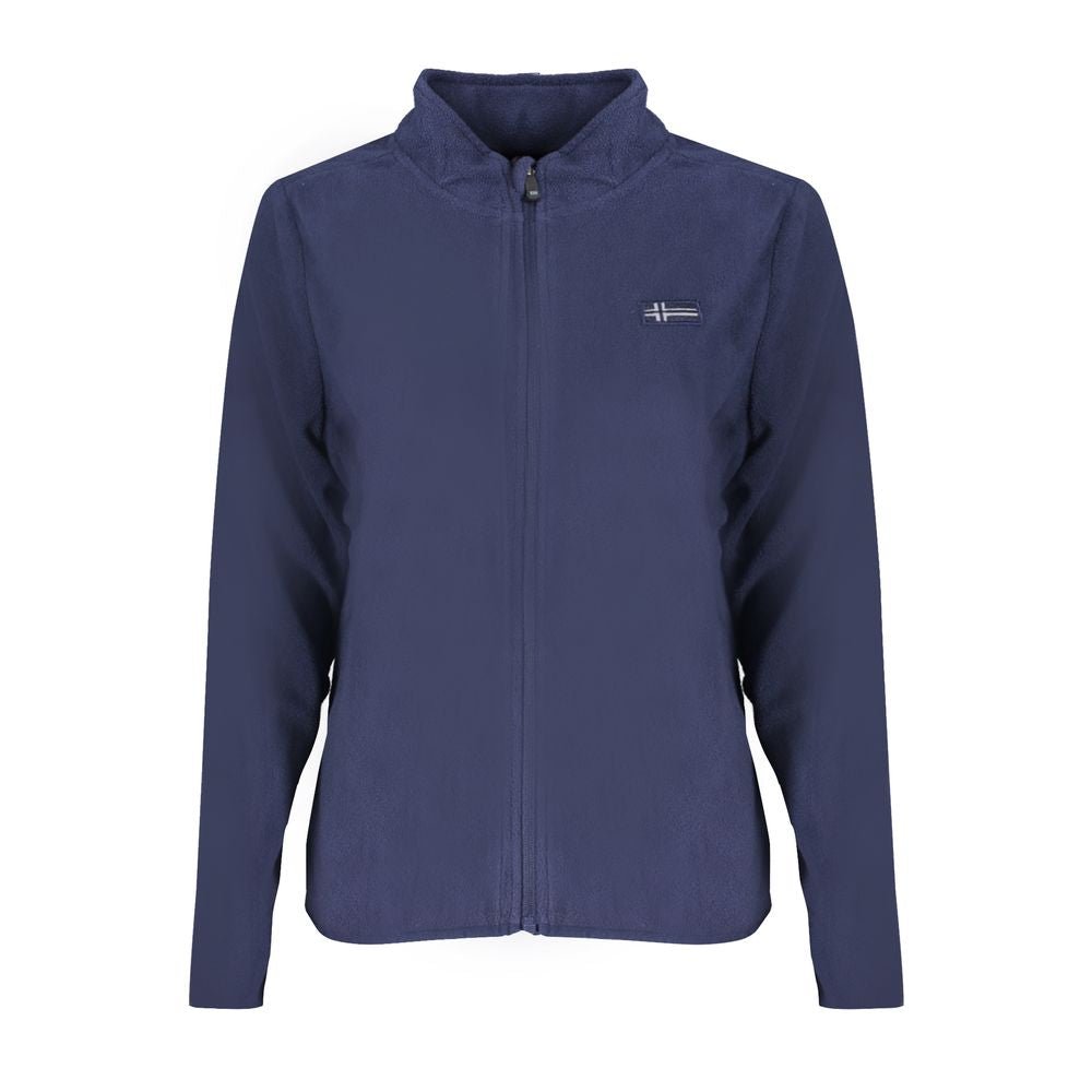Blue Polyester Sweater