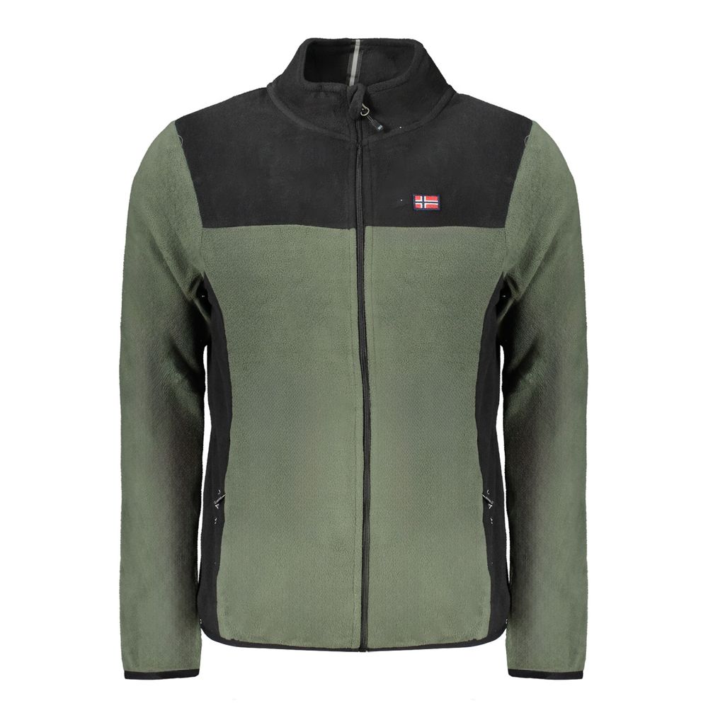 Green Polyester Sweater