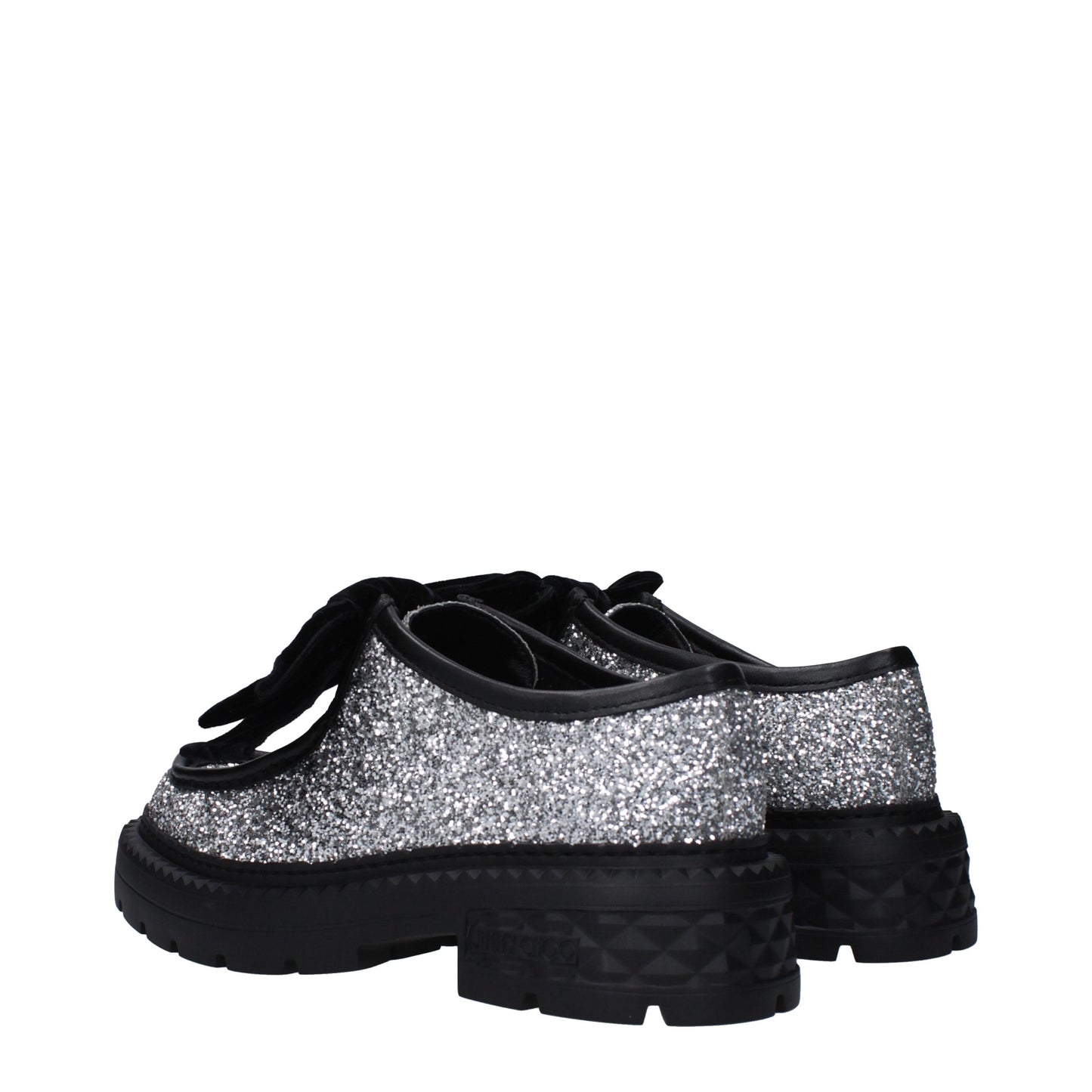Gray Plastic Slip-On Loafers
