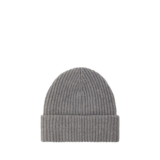 Gray Wool Beanie