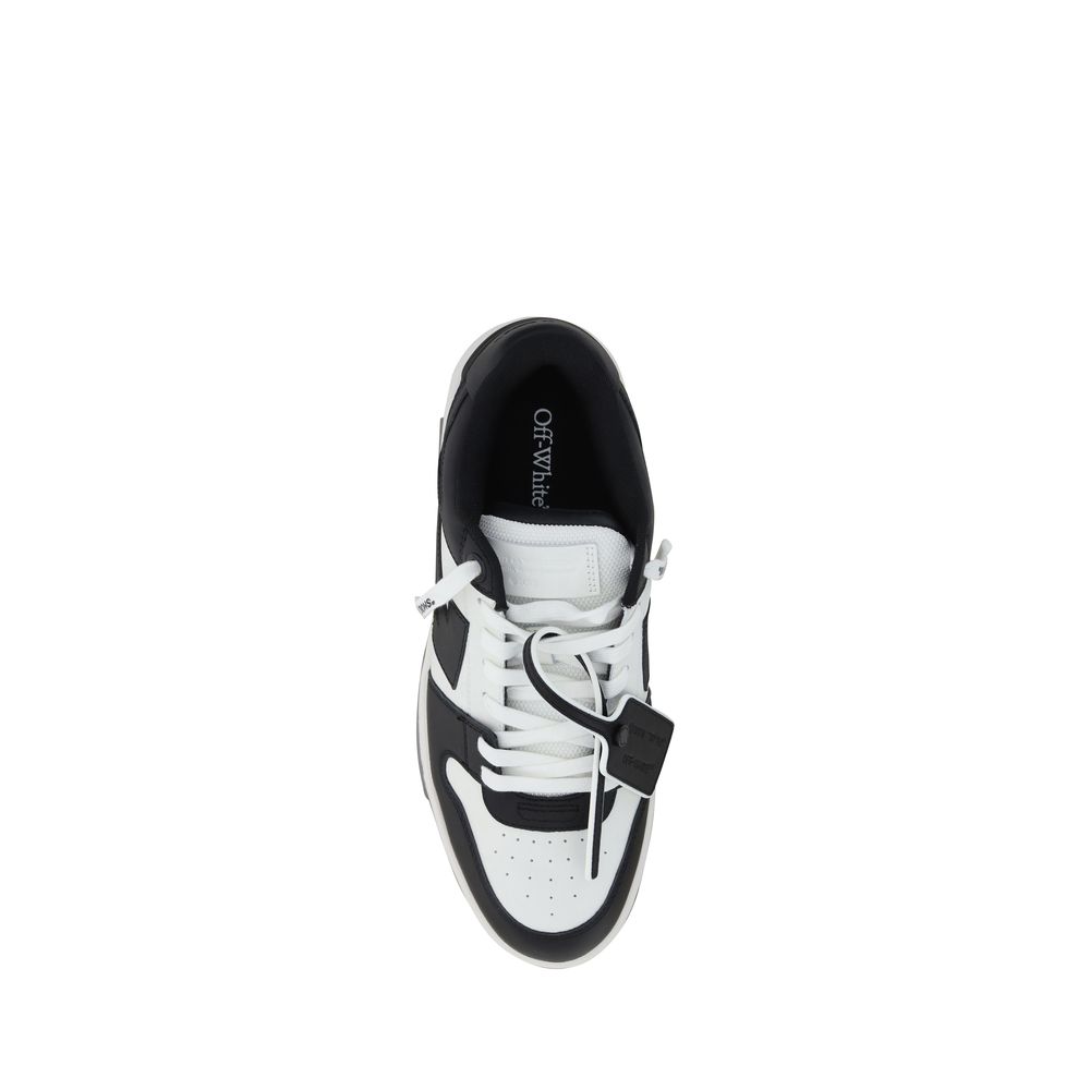 Black Rubber Low Top Sneakers
