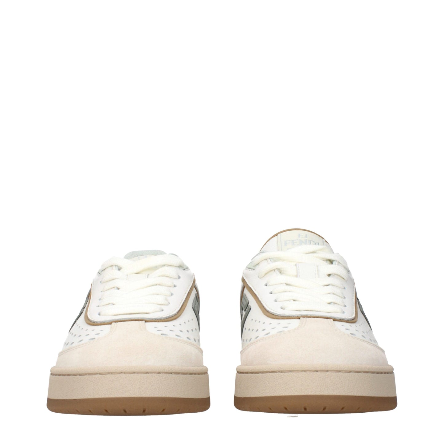 White Leather Low Tops