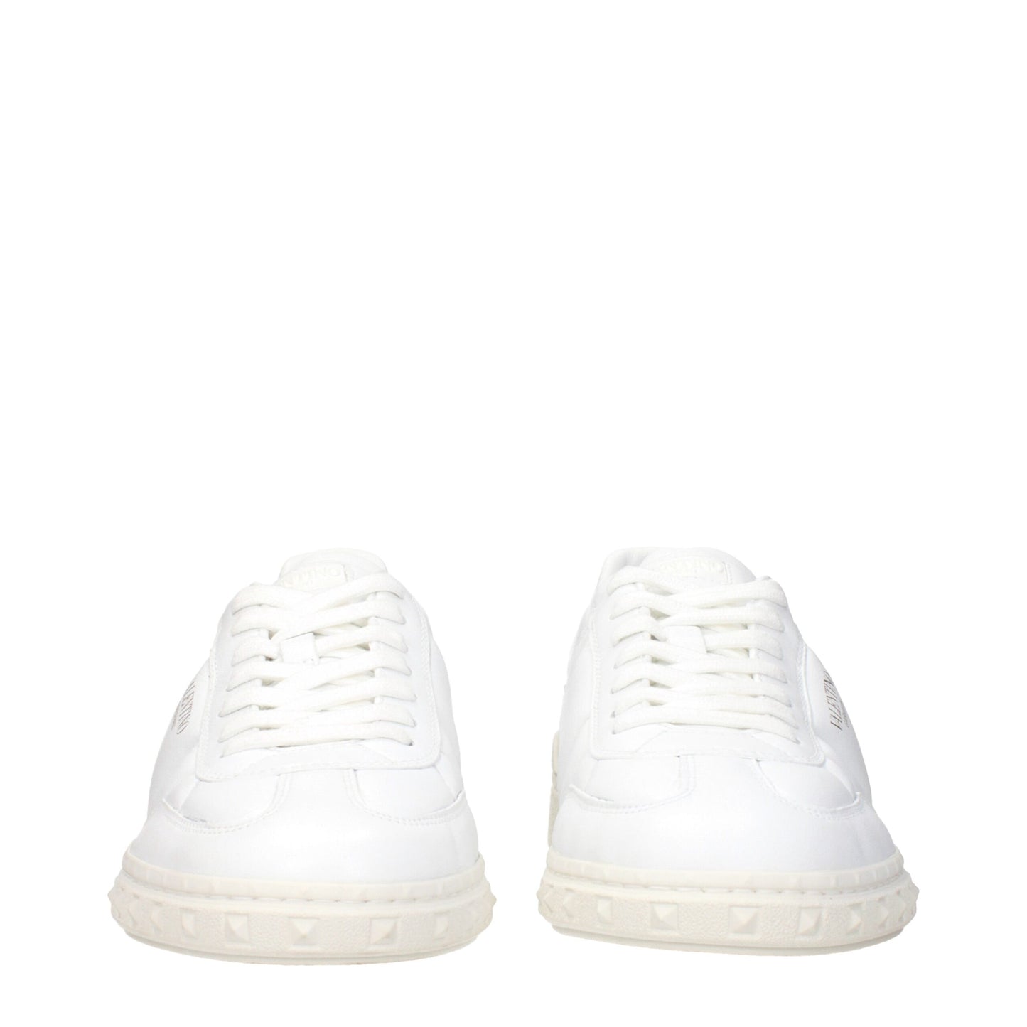 White Leather Low Tops