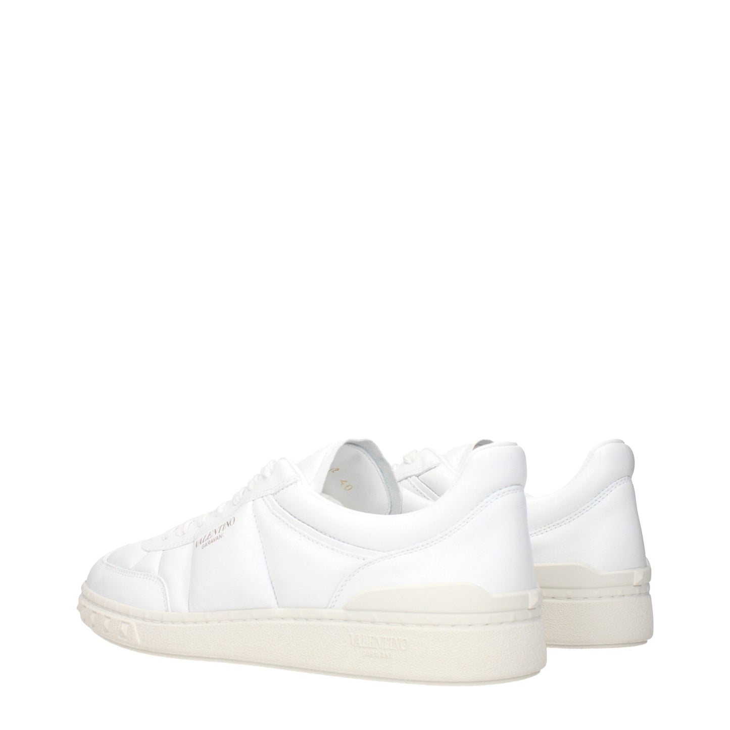 White Leather Low Tops