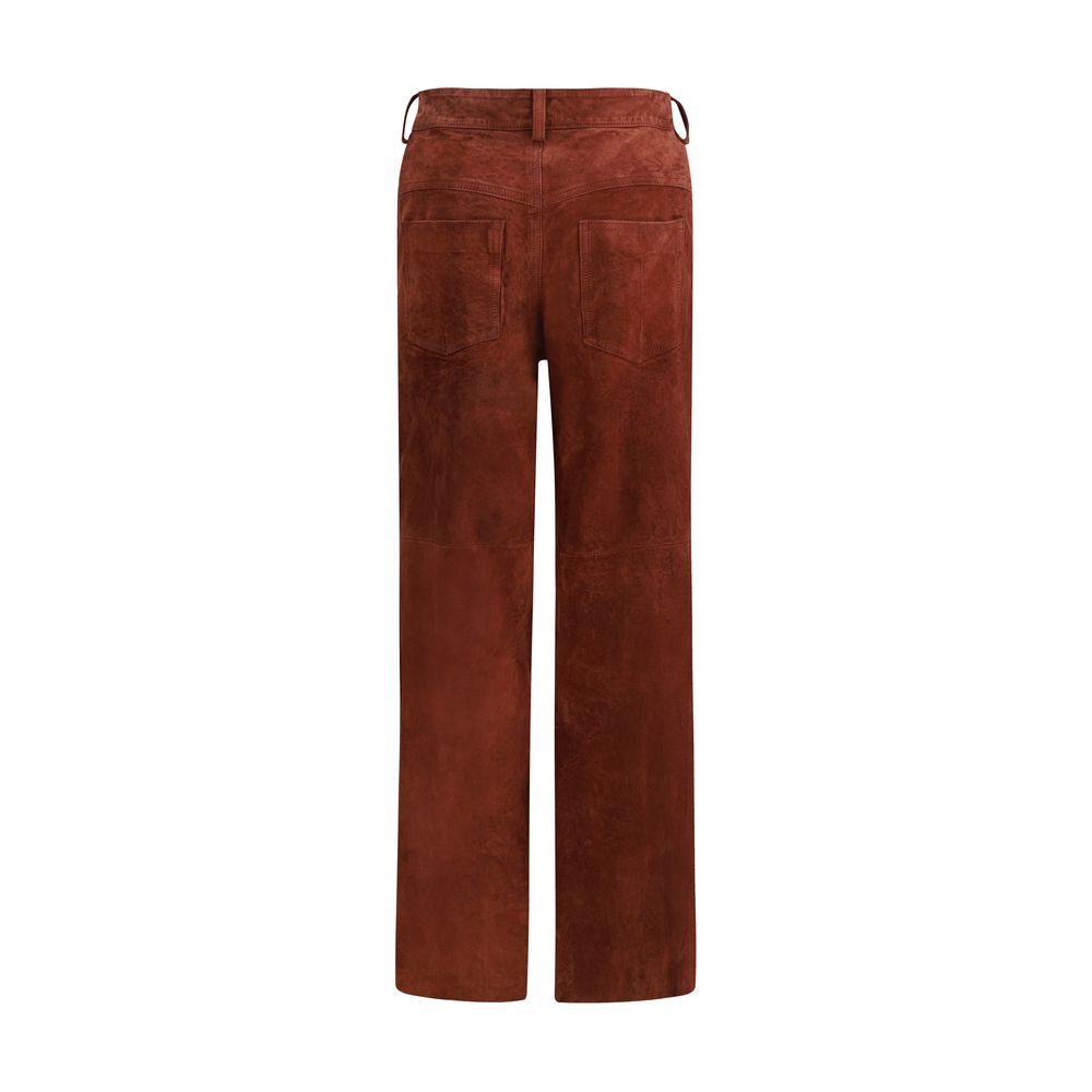 Suede Pants