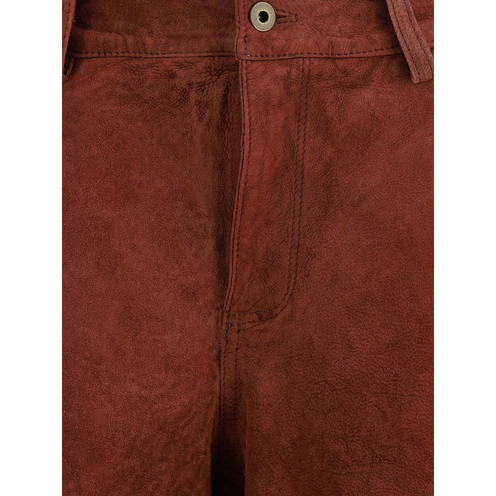 Suede Pants