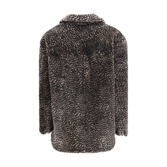 Spotted patterned Fur Jacket