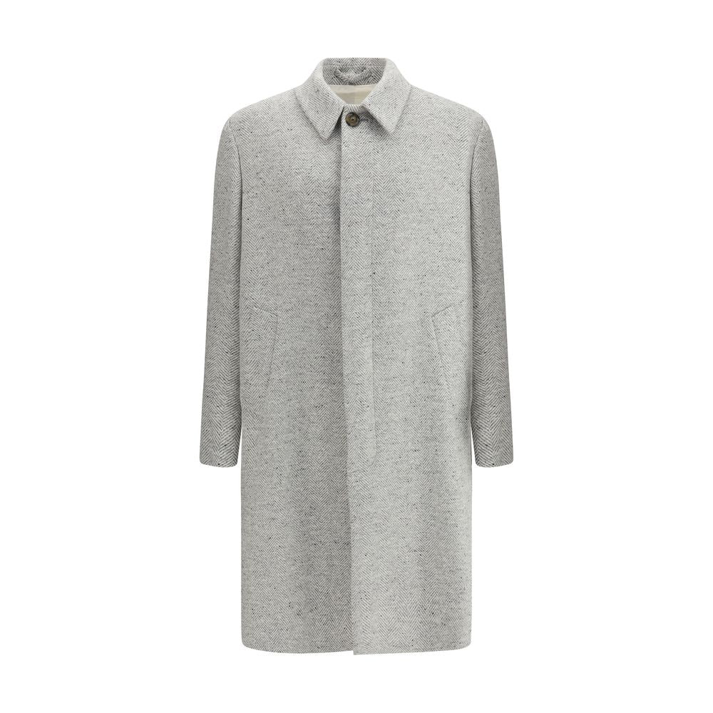 Herringbone patterned Coat
