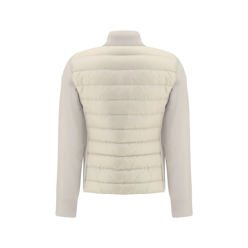 Padded Jacket with wool sleeves