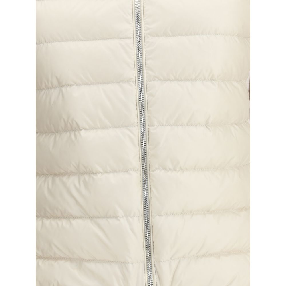 Padded Jacket with wool sleeves