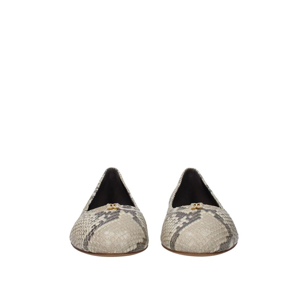 Chloè Python Marcie Ballerina Flat