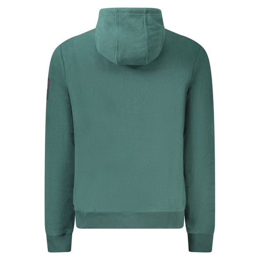 Green Polyester Men Sweater