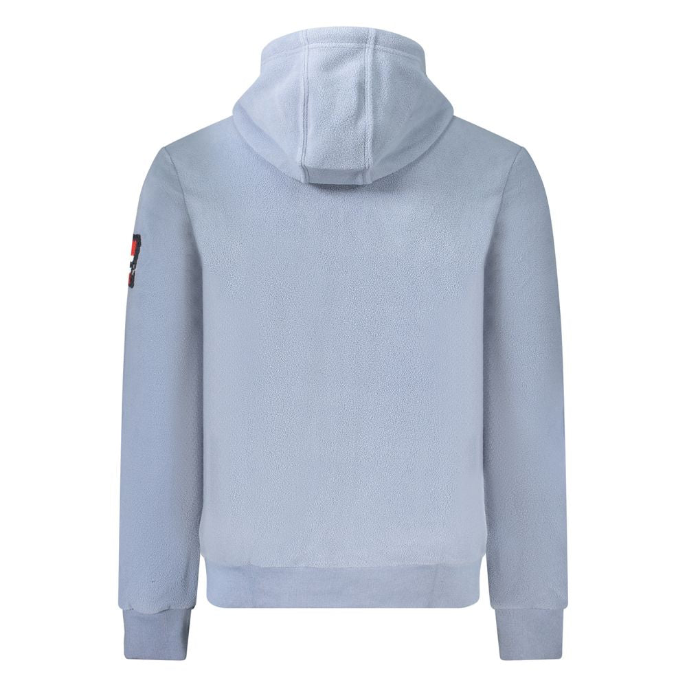 Blue Polyester Men Sweater