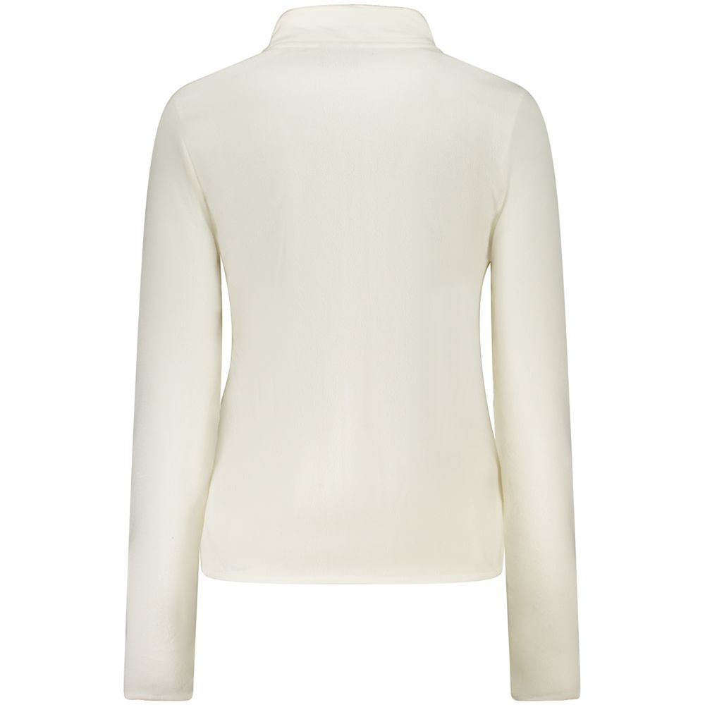 Bianco Polyester Women Sweatshirt