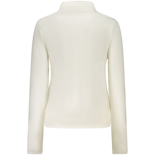 Bianco Polyester Women Sweatshirt