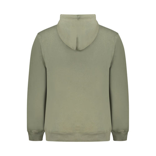 Green Cotton Men Sweater
