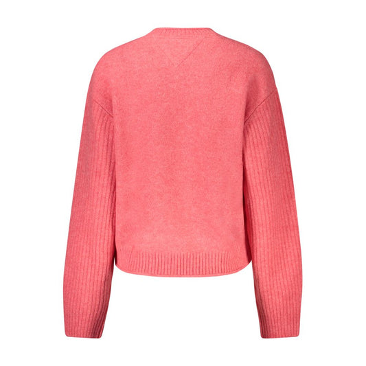 Pink Wool Women Sweater