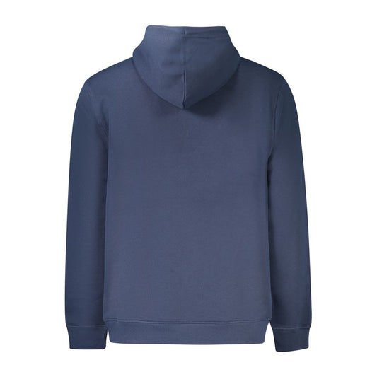 Blue Cotton Men's Hoodie