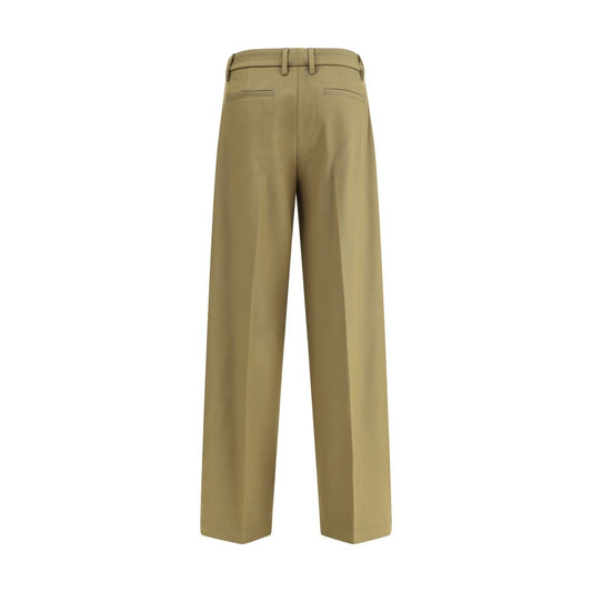 Bicolor Polyester Dress Pants