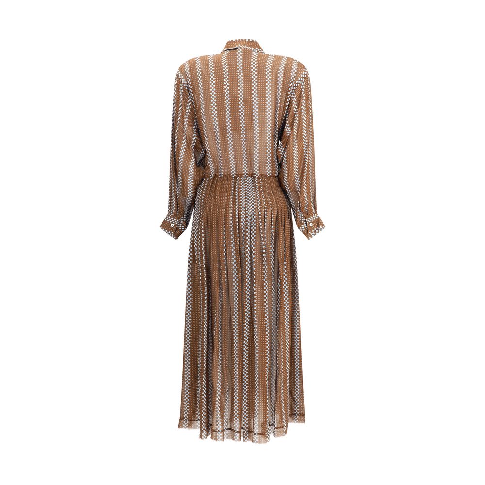 Wimbledon georgette midi Dress