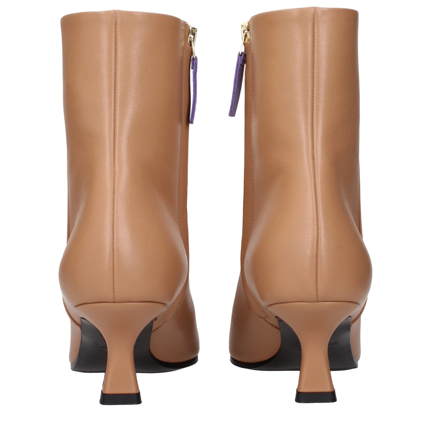 Brown Leather Ankle Boots