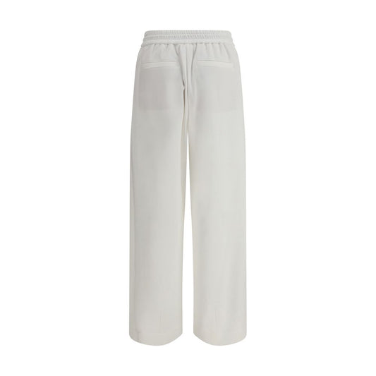 White Cotton Joggers (Workout Pants)