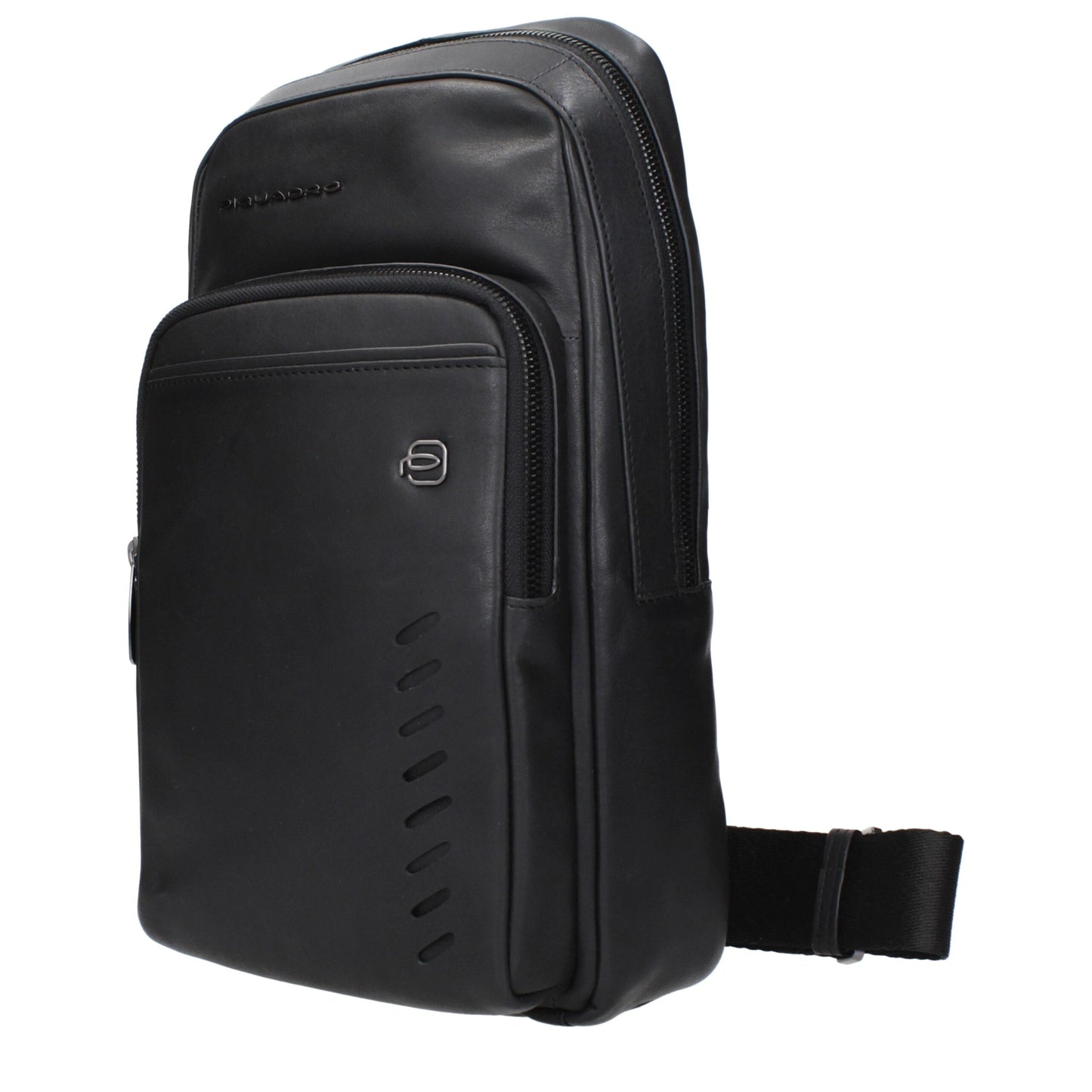 Black Leather Crossbody Bag