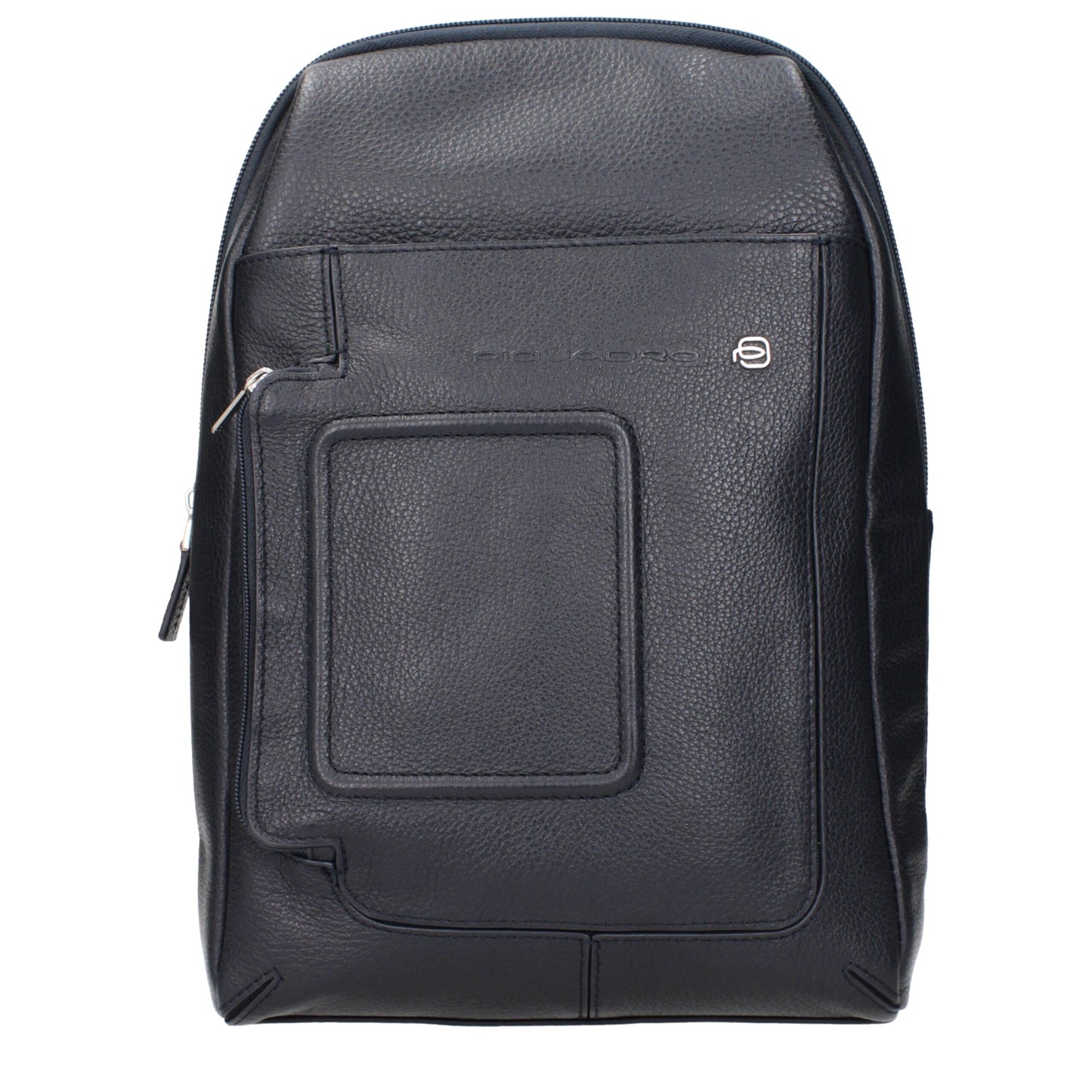 Blue Leather Crossbody Bag