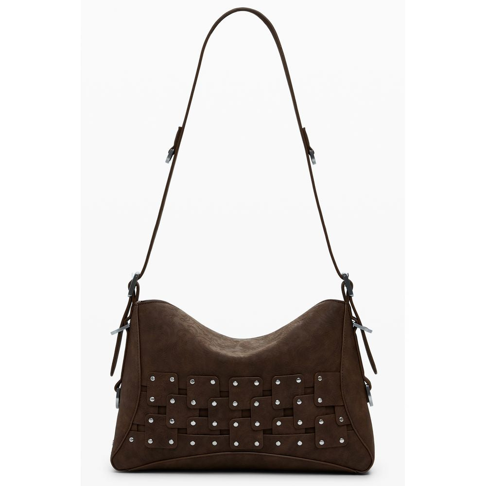 Marrone Poliuretano Women Handbag