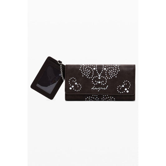 Brown Polyethylene Women Wallet